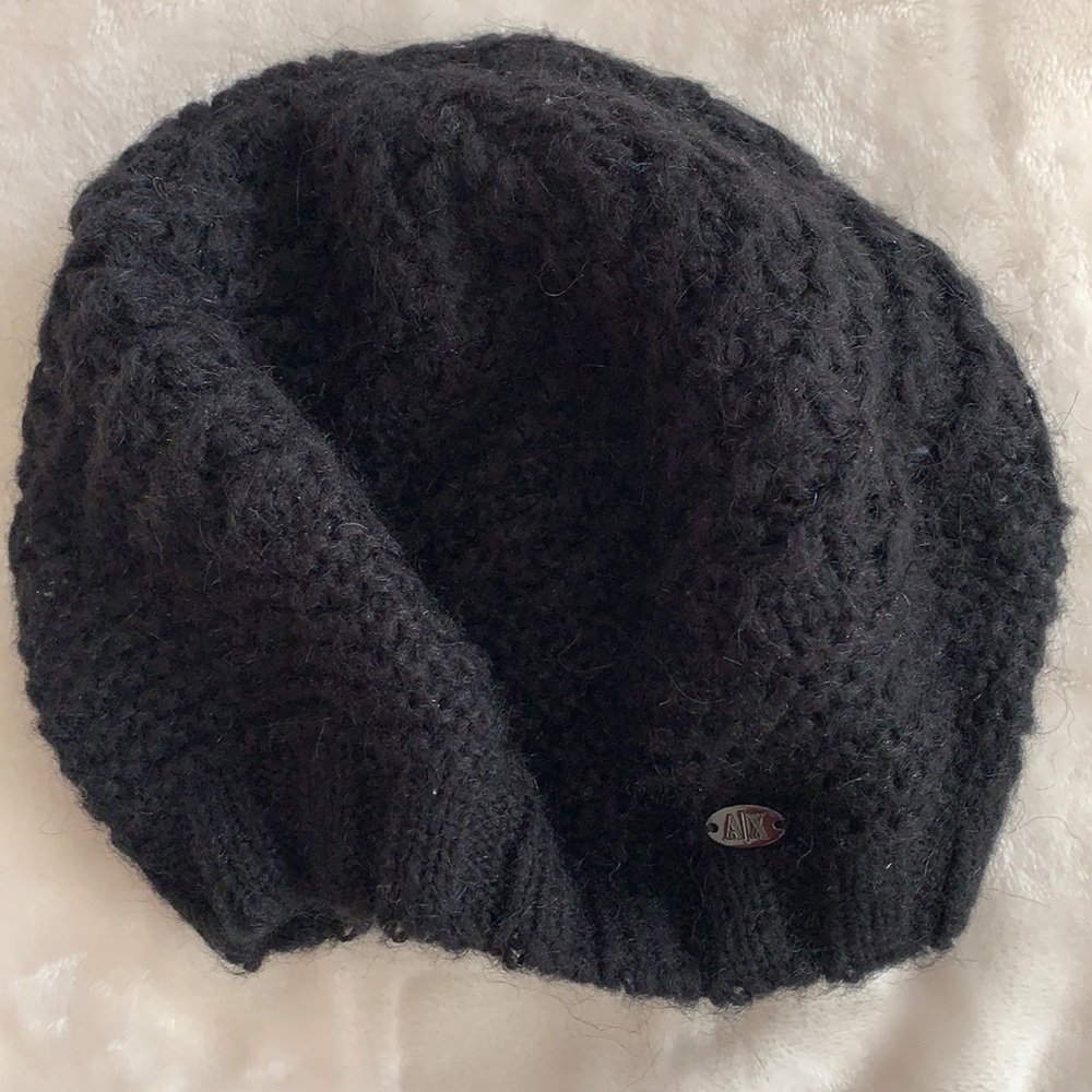 NWOT Armani Exchange Slouchy Beanie Hat